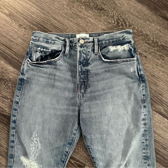 Frame Le Original Bluejay Rips Jeans - Picture 3 of 6